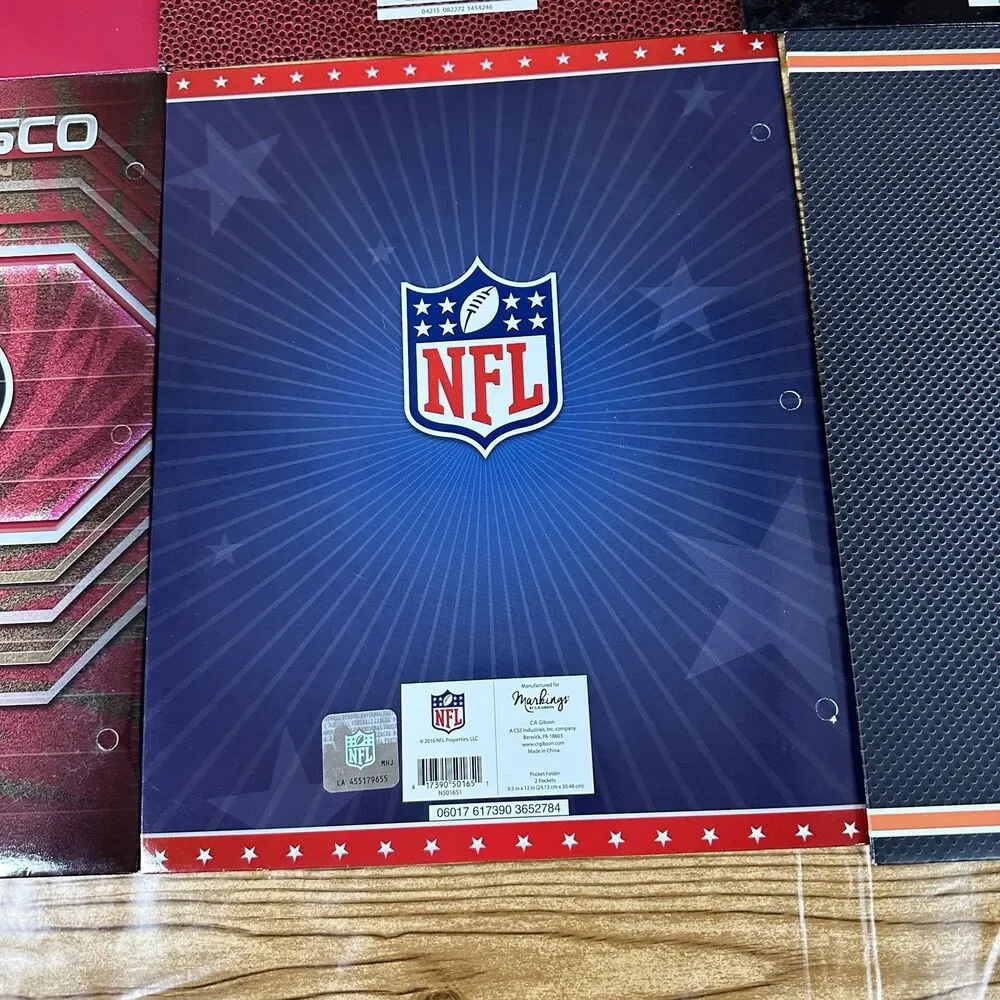 San Francisco Giants 49ers Pocket Folders C.R. Gibson Markings 9.5”x12” School‎
